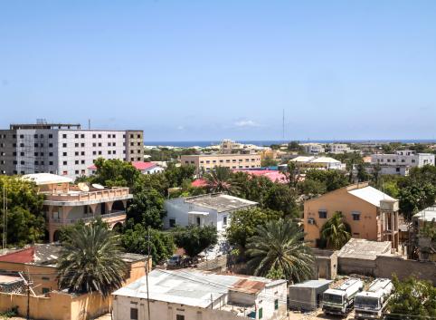 View of Mogadishu, Mogadishu is the capital city of Somalia